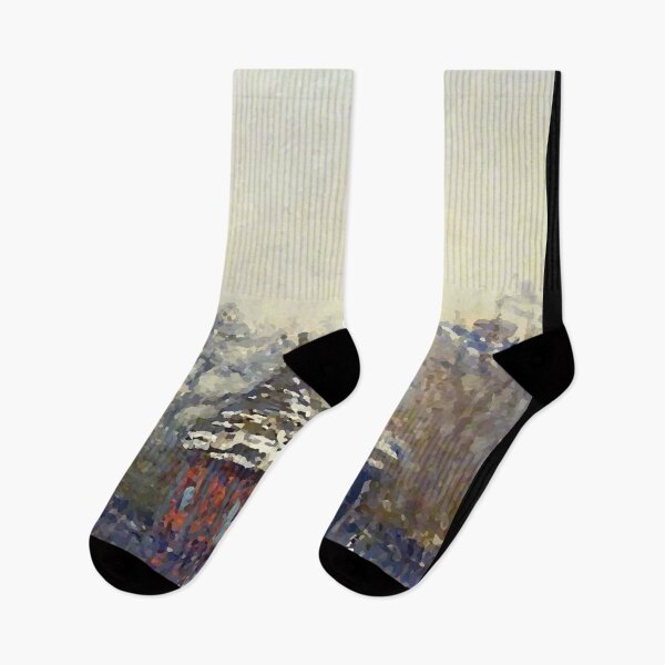 Item preview, Claude Monet Vétheuil Church in Winter 1879 designed and sold by cyanishsnow.
