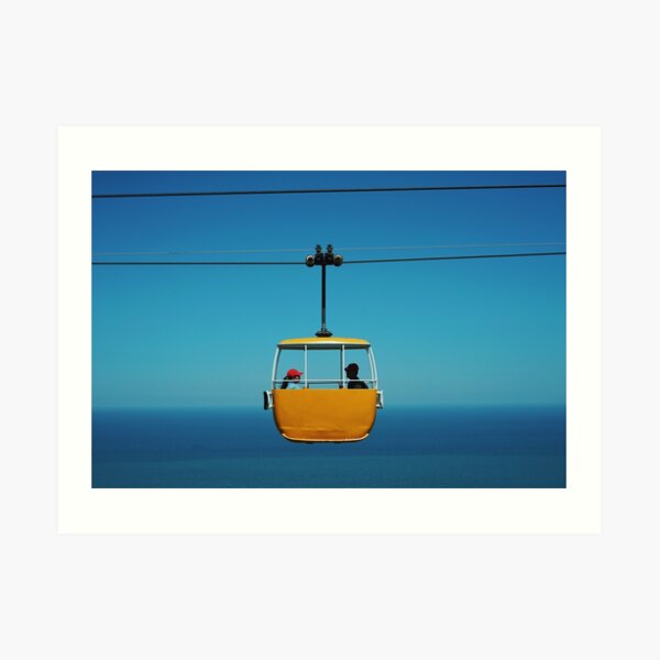Llandudno Cable Car Art Print