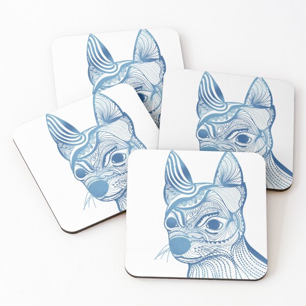 Item preview, Blue Chihuahua Abstract Mandala Design designed and sold by mavagraphics.