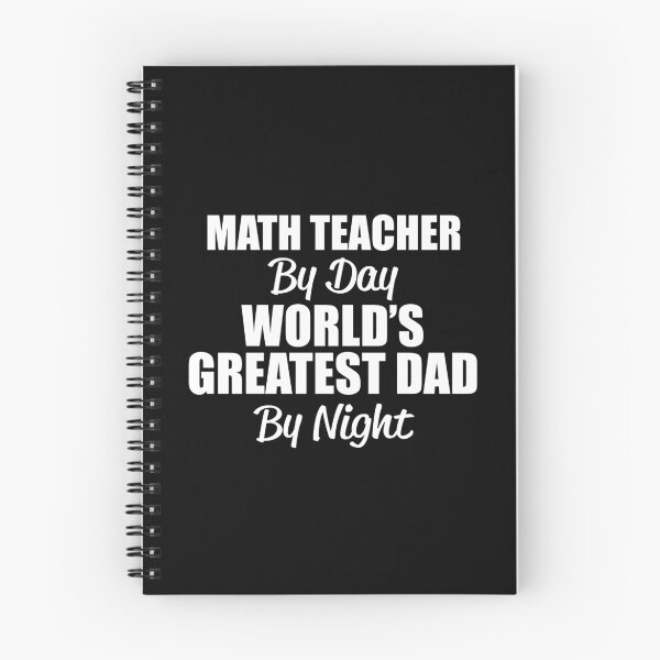 Item preview, MATH TEACHER BY DAY WORLD'S GREATEST DAD BY NIGHT designed and sold by flamingarts.