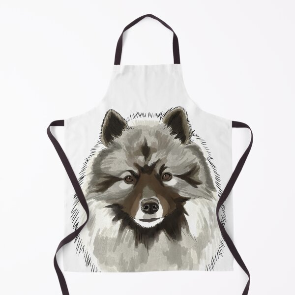 Artikelvorschau, Wasserfarben Wolfsspitz Hund entworfen und verkauft von alwe-designs.