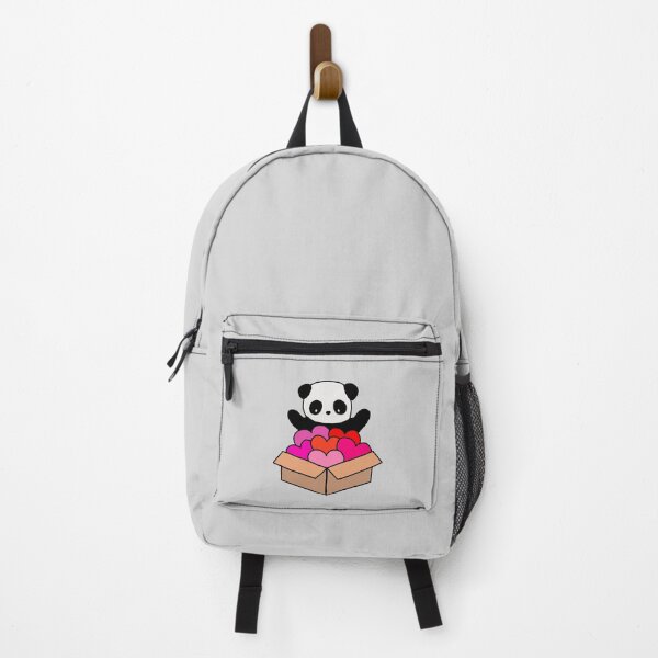 Item preview, Excited Panda with box of hearts and love designed and sold by adesignworld.