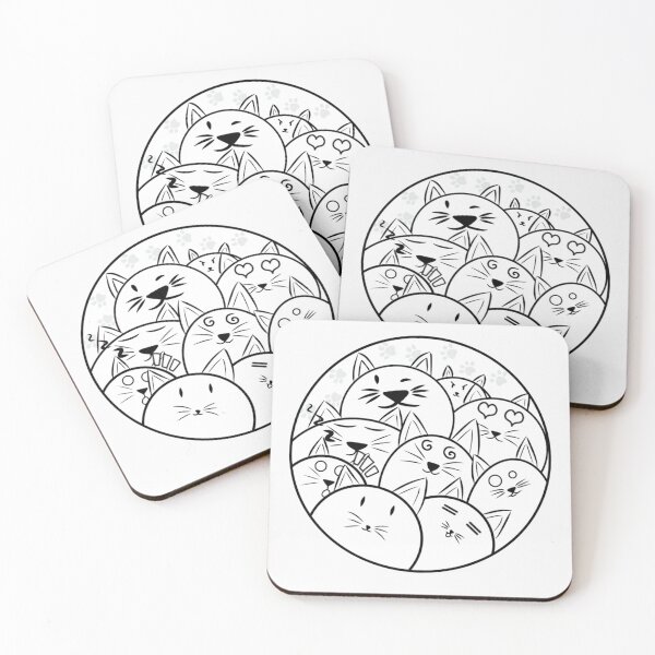 Item preview, Doodle Cats Classic designed and sold by MimiGameDraw.