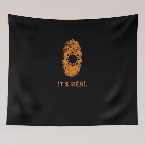Item preview, IT'S REAL, Coronavirus, COVID-19, fingerprint designed and sold by NiceSign.