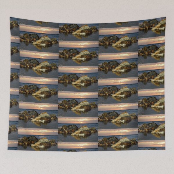 Item preview, Beach, Rocks, Setting Sun. designed and sold by Billlee.