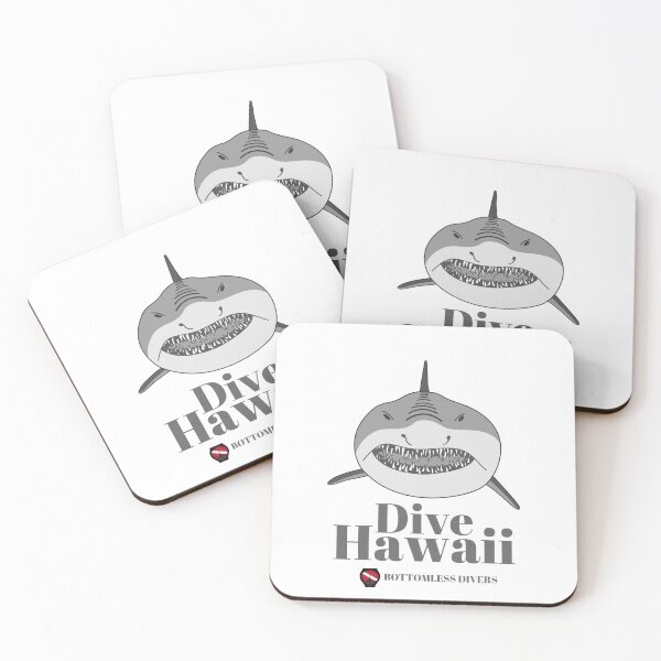 Item preview, Dive Hawaii Shark Face with Grey Font designed and sold by BottomlessDiver.