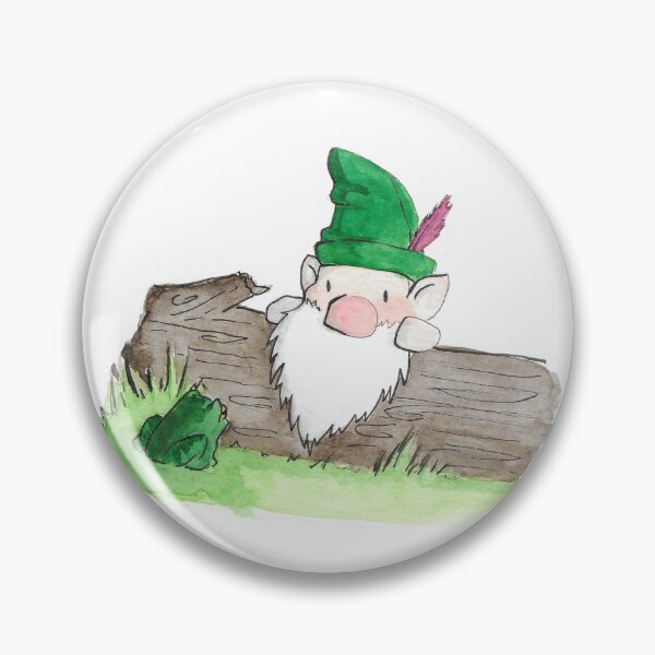 Item preview, Gnome and His Frog Friend Jared  designed and sold by TheInkAlchemyst.