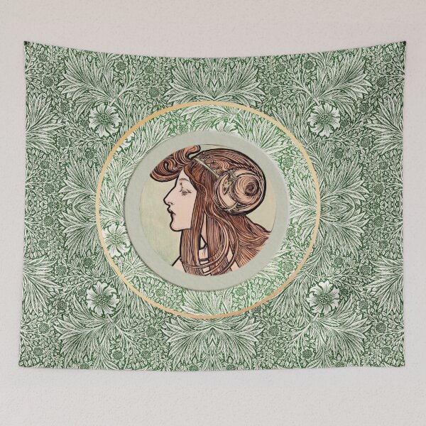 Item preview, Beautiful Young Woman by Alphonse Mucha (2)  designed and sold by Ilaurentina.