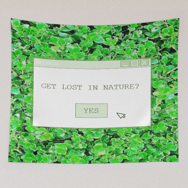 Item preview, Message: Get Lost in Nature?  designed and sold by Skeletornation.