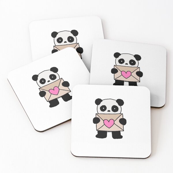 Item preview, Panda with envelope and heart  designed and sold by adesignworld.