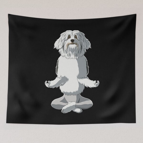 Item preview, Meditating Löwchen Dog designed and sold by alwe-designs.