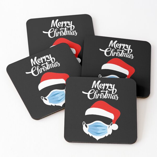 Item preview, Merry Christmas Santa Claus with Face Mask designed and sold by MugsMe.