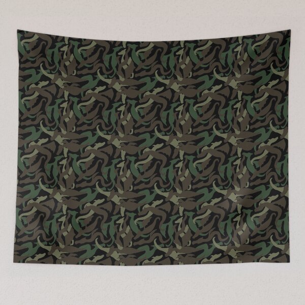 Item preview, Dragon Camo -  Dragon Shape Camouflage Pattern designed and sold by complicolor.
