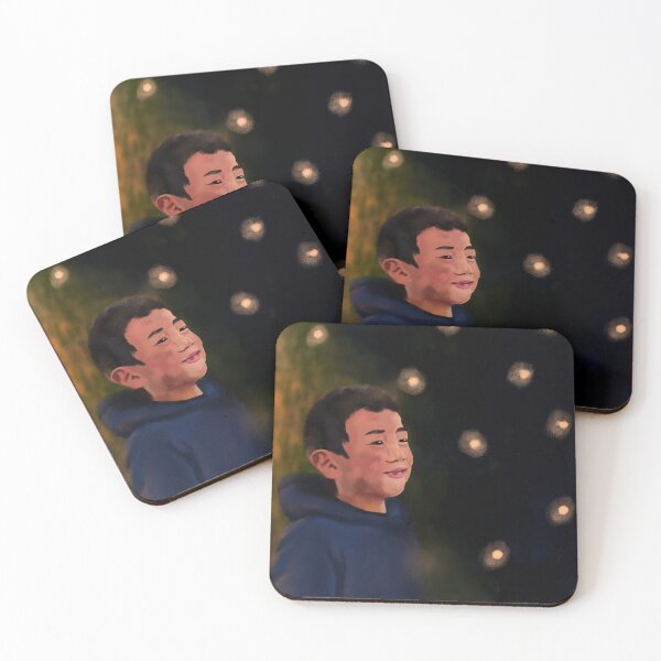 Item preview, A boy watching fireflies (Glow) designed and sold by movejulie.