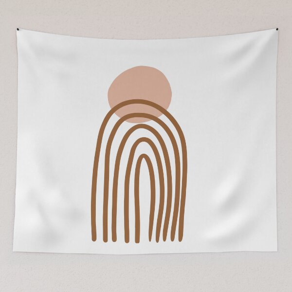 Item preview, bohemian rainbow sunset designed and sold by Peaceful Life Co.
