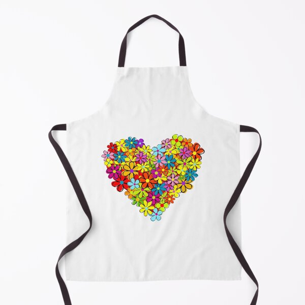 Item preview, Multicolored Floral Heart Merchandise designed and sold by cindyfordyce.