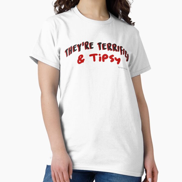 Tipsy Pod - Red and Black Logo Classic T-Shirt
