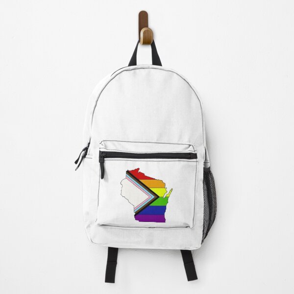 Item preview, Wisconsin progress pride flag  designed and sold by TheUndeadDesign.