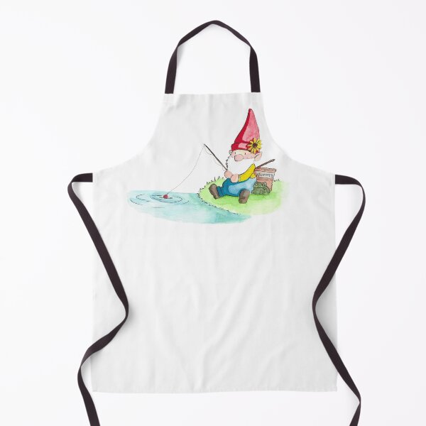Item preview, Gnorm The Gnome Fishing With His Frog Friend Jared designed and sold by TheInkAlchemyst.