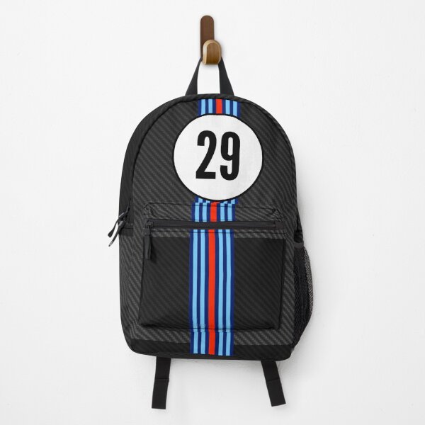 Item preview, Martini Racing Number 29 Carbon Poster – Classic Porsche Livery Art designed and sold by Road To Track.