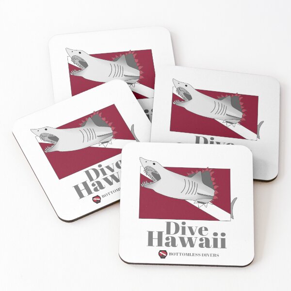 Item preview, Dive Hawaii Mako Shark with Grey Font designed and sold by BottomlessDiver.