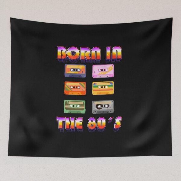 Item preview, Born in the 80s Retro Gift idea for 40th birthday designed and sold by Músico Ilustre.