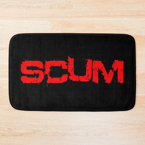 Item preview, SCUM Text Word (Red) designed and sold by NawbuSmart.