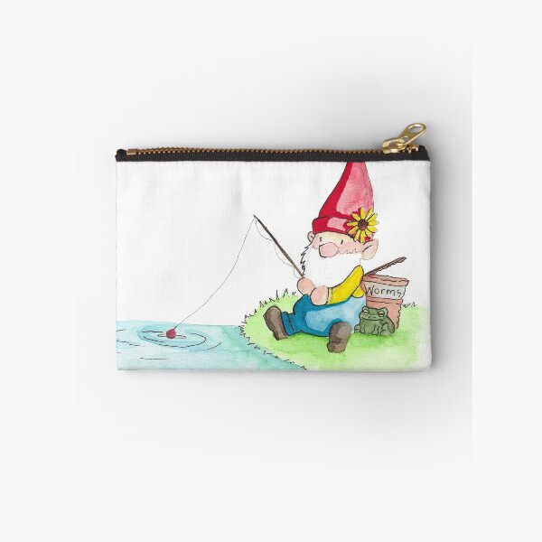 Item preview, Gnorm The Gnome Fishing With His Frog Friend Jared designed and sold by TheInkAlchemyst.