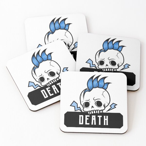 Item preview, Funny Punk Skull Death designed and sold by TamGustam.