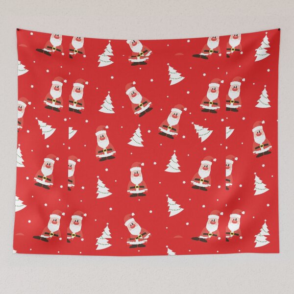 Item preview, santa xmas patterns in quarantine designed and sold by RB-Store.
