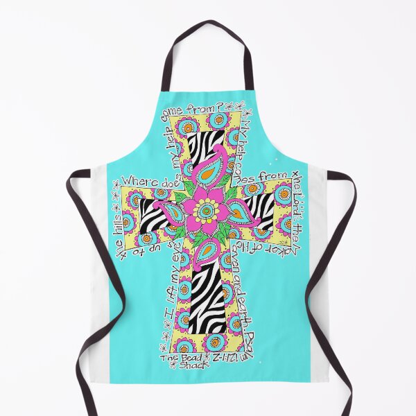 Item preview, Pretty Floral Cross Merchandise designed and sold by cindyfordyce.