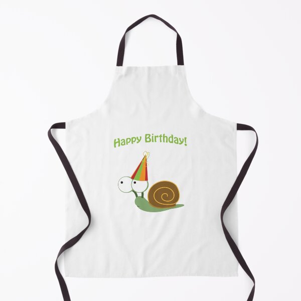 Artikelvorschau, Happy Birthday! Party Snail entworfen und verkauft von Hedgie Designs.