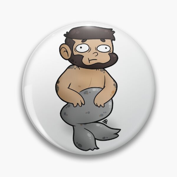 Item preview, Stone the Sealmerman designed and sold by ayjaydraws.