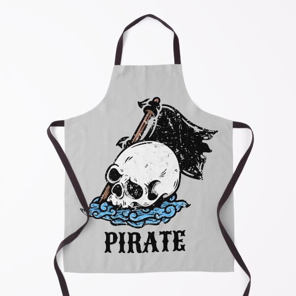 Item preview, Vintage Pirate Skull Sea and Flag designed and sold by TamGustam.