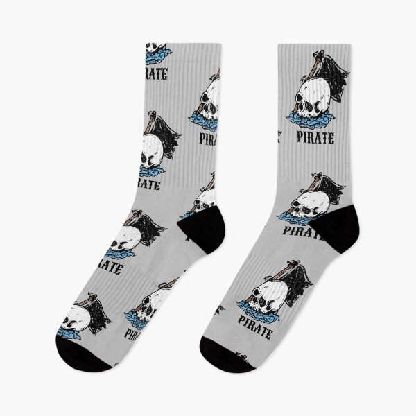 Item preview, Vintage Pirate Skull Sea and Flag designed and sold by TamGustam.