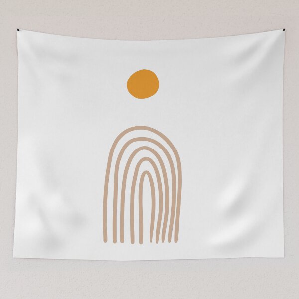 Item preview, bohemian rainbow sunset designed and sold by Peaceful Life Co.