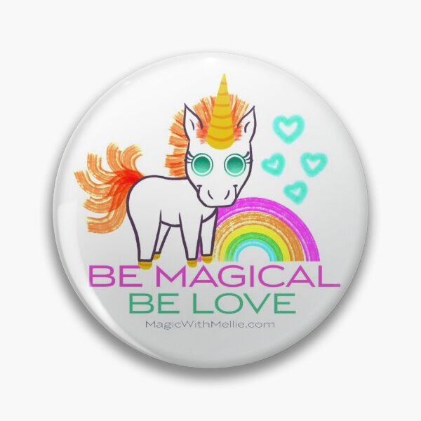 Item preview, Be Magical, Be Love — Rainbow Unicorn Cuties Illustration series designed and sold by Melanie Test.