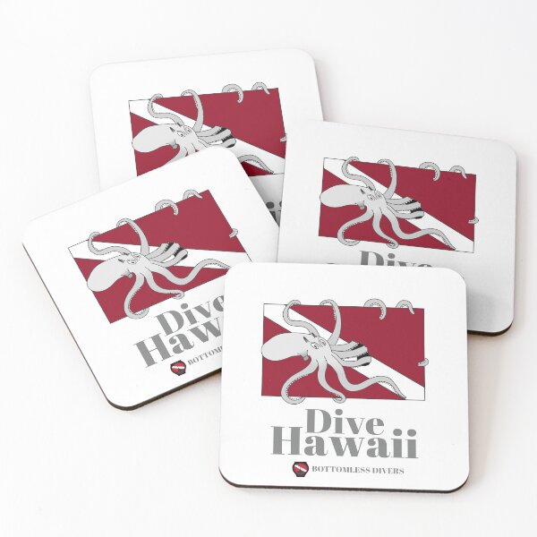 Item preview, Dive Hawaii Octopus with Grey Font designed and sold by BottomlessDiver.