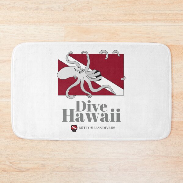 Item preview, Dive Hawaii Octopus with Grey Font designed and sold by BottomlessDiver.