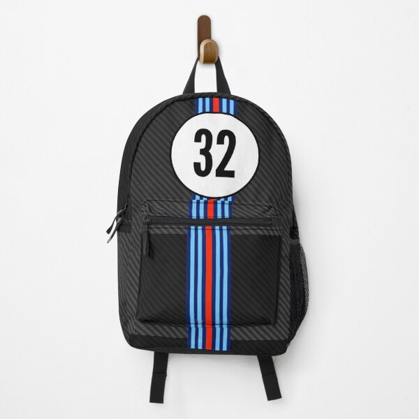 Item preview, Martini Racing Number 32 Carbon Poster – Classic Porsche Livery Art designed and sold by Road To Track.