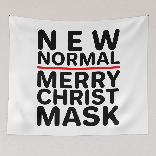 Item preview, New Normal Merry Christmask designed and sold by aktiveaddict.