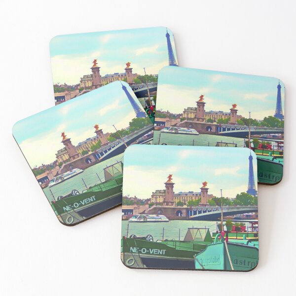 Item preview, View from the Seine Illustration designed and sold by tremendoustees.