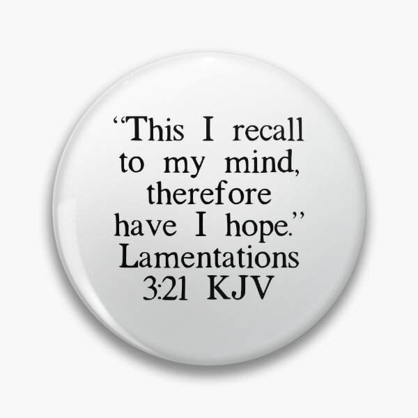 Item preview, Lamentations 3:21 KJV designed and sold by IBMClothing.