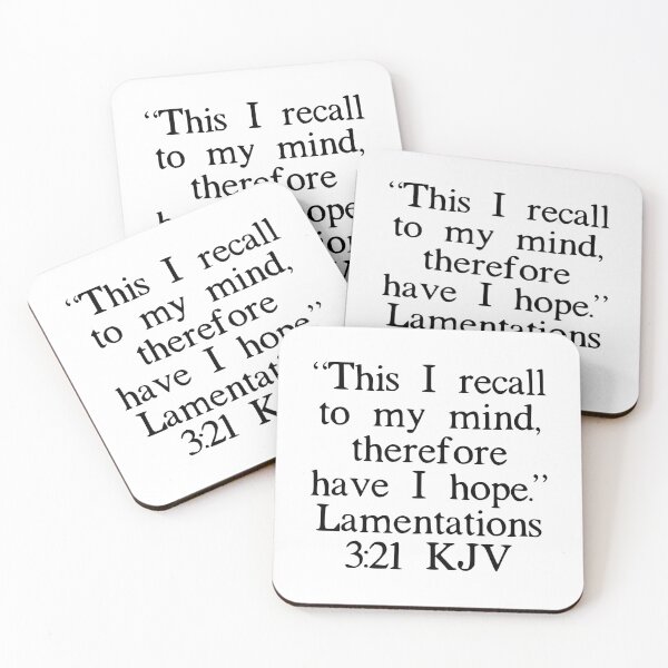Item preview, Lamentations 3:21 KJV designed and sold by IBMClothing.