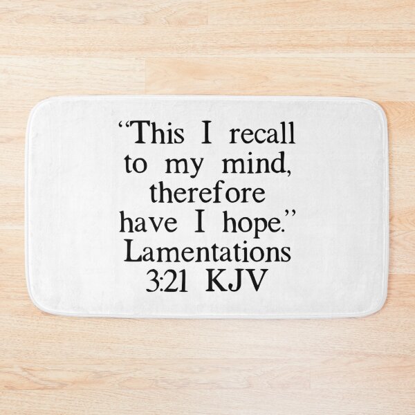 Item preview, Lamentations 3:21 KJV designed and sold by IBMClothing.