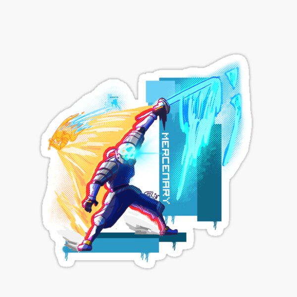 Risk of Rain 2 Mercenary Sticker
