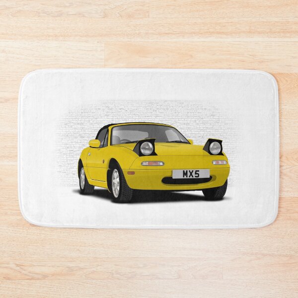Item preview, Mazda MX5 Eunos Yellow Roadster designed and sold by Hamilton illustrations.