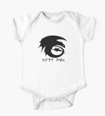 Toothless + Runic Text (black) One Piece - Short Sleeve