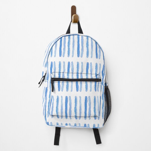Item preview, Blue Watercolor Stripes designed and sold by Lauren Q.