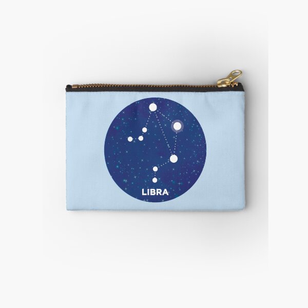 Item preview, Libra Constellation in Starry Dark Blue Night Sky  designed and sold by LifeOnGlow.